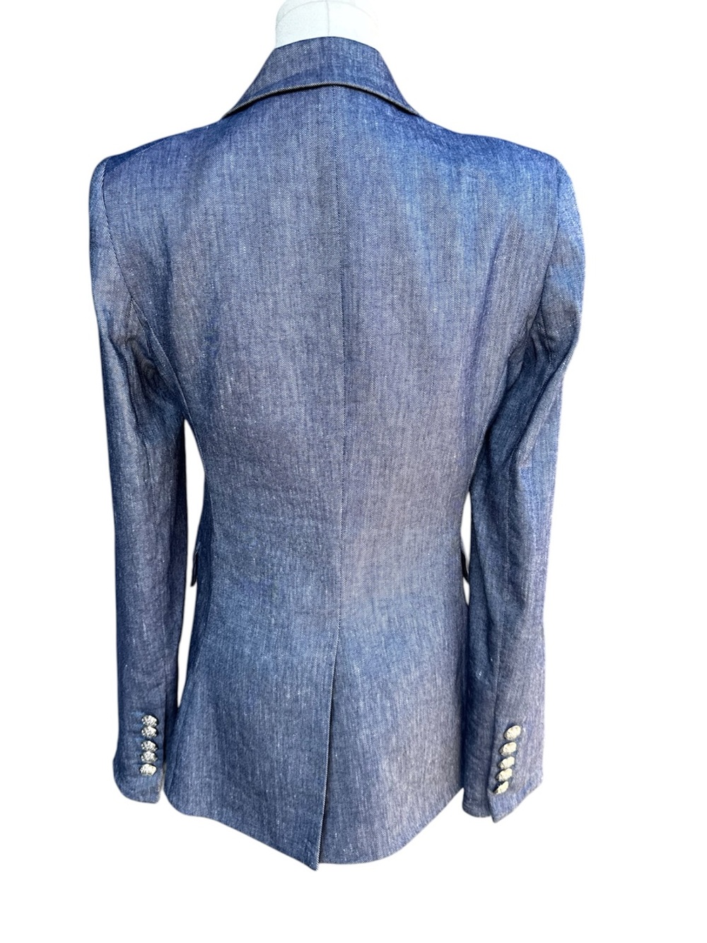 Veronica Beard Miller Dickey Jacket in Blue Melange Size:6 - Picture 9 of 16